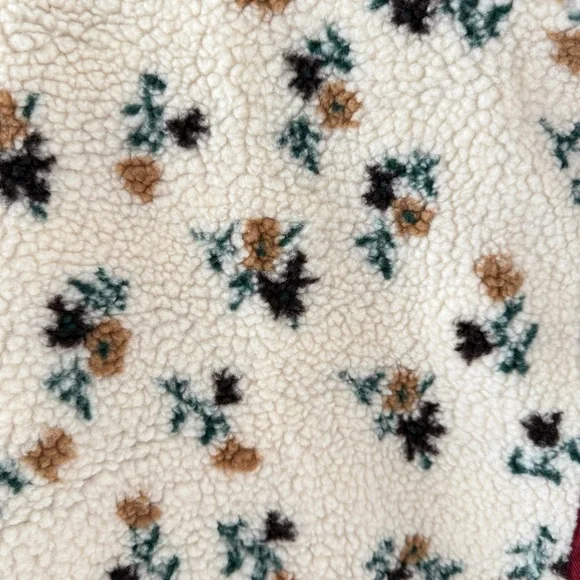 Saylor Tuckernuck Aliza Floral Sherpa Jacket Small - Picture 9 of 11